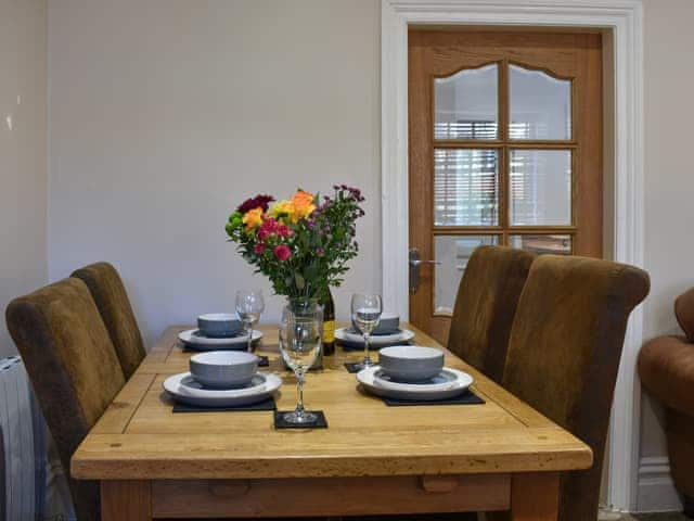 Dining Area | Meadow View Cottage, Stanhope