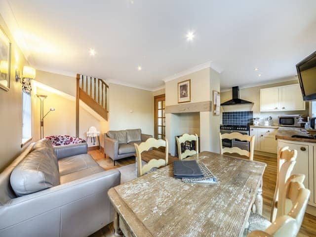 Living room/dining room | The Milking Parlour - Ellingham Cottages, Ellingham