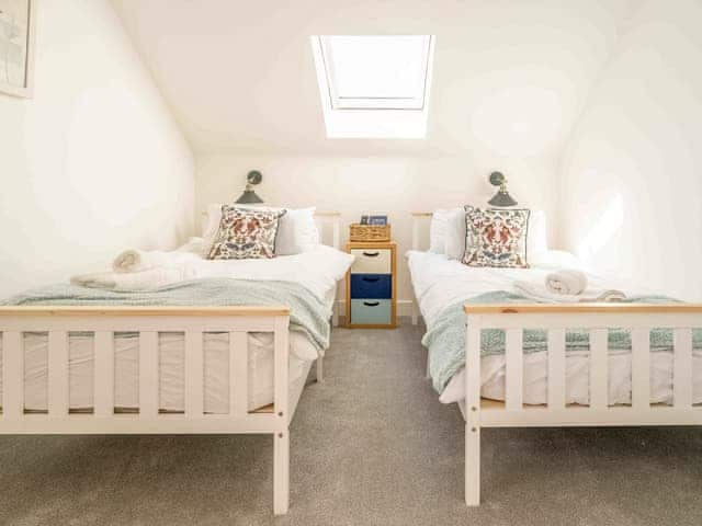 Twin bedroom | The Roost - Fletland Holiday Hamlet , Baston, near Stamford