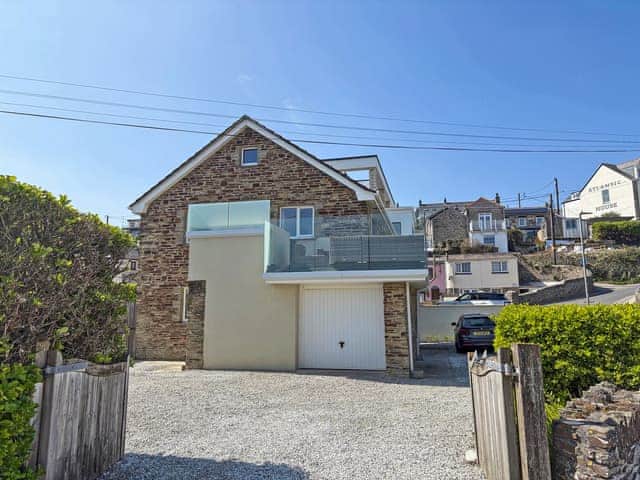 Exterior with parking for 3 cars | Stone House, Perranporth