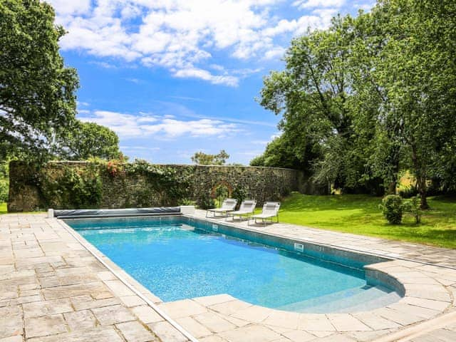 Swimming pool | Canonteign Cottage, Christow