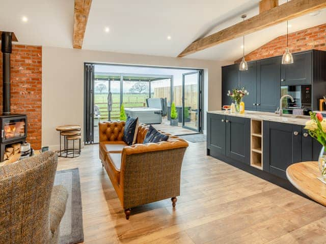 Open plan living space | The Workshop - Ryehills Farm, Pickering