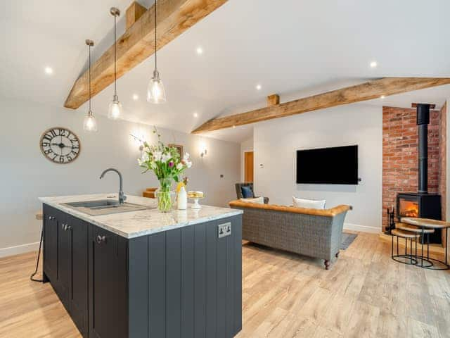 Open plan living space | The Workshop - Ryehills Farm, Pickering