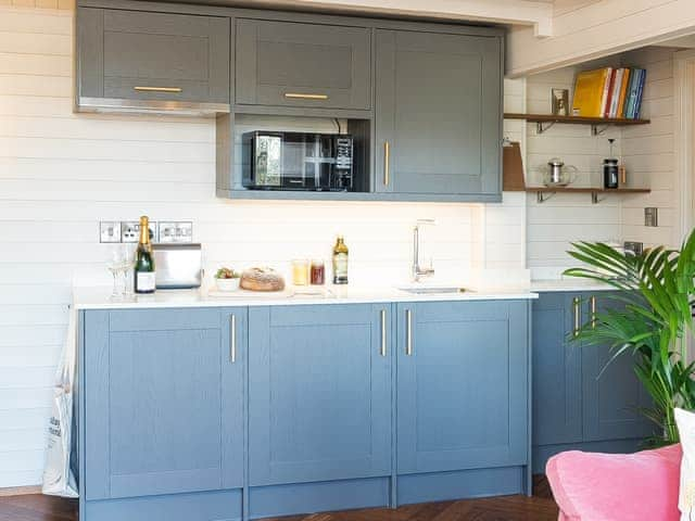 Kitchen area | The Cosy Cabin, Wraxall, near Bristol