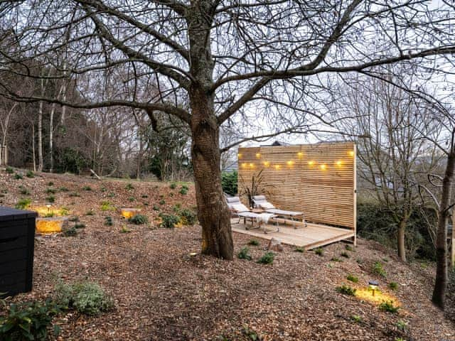 Outdoor area | The Cosy Cabin, Wraxall, near Bristol