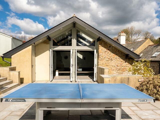 Shared indoor swimming pool | Lower Elsford Farm, Lustleigh, near Bovey Tracey