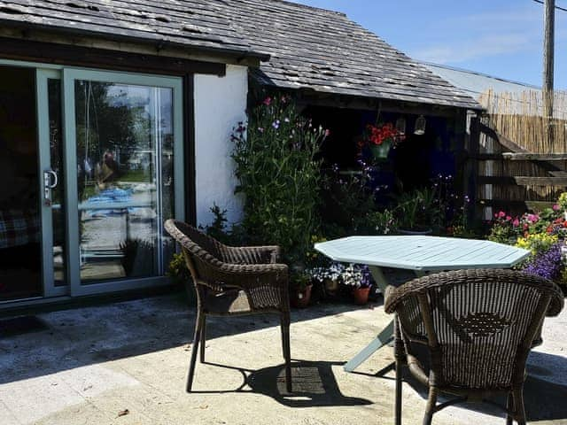 Exterior | Cowshed Cottage - Little Trethvas Holiday Park, Ruan Minor