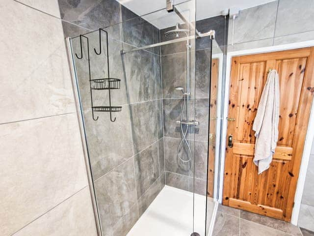 Shower room | Sea View Lodge, Rousdon, near Lyme Regis