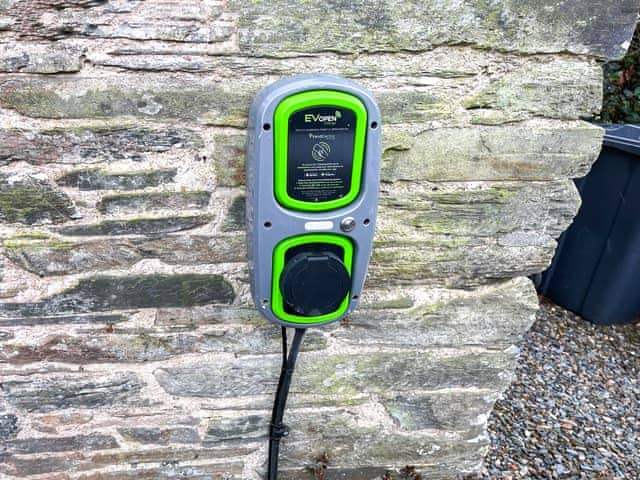 Electric vehicle charging point | Trenay Barn Cottage, St Neot, near Liskeard