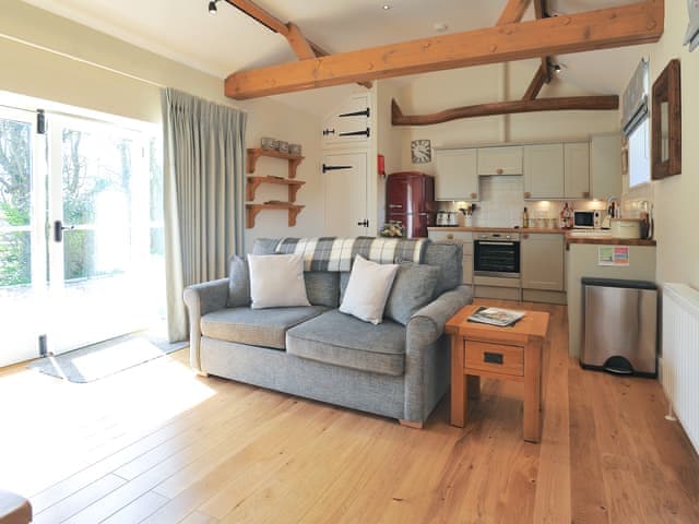 Open plan living space | Palomino Cottage - Brook Farmhouse Cottages, Brook, near Brighstone