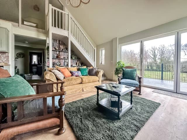 Living room | TallTrees - Lawpit Lodges, Uplowman, near Tiverton