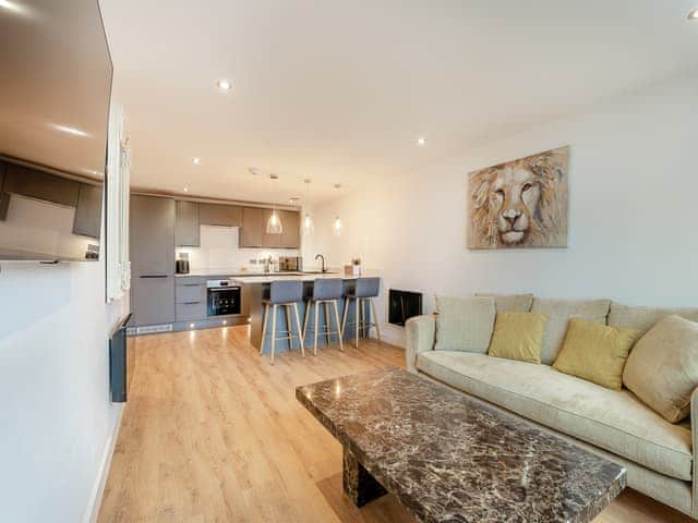 Open plan living space | Queens Bridge Apartment, Ramsgate