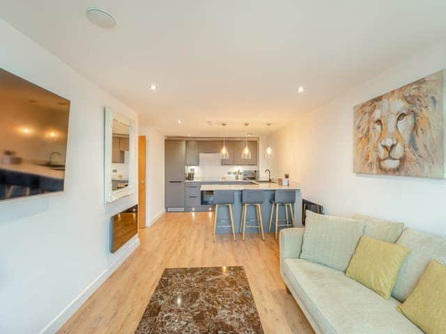 Open plan living space | Queens Bridge Apartment, Ramsgate