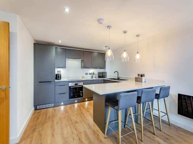 Kitchen area | Queens Bridge Apartment, Ramsgate