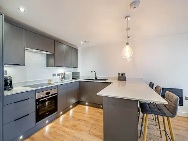 Kitchen area | Queens Bridge Apartment, Ramsgate