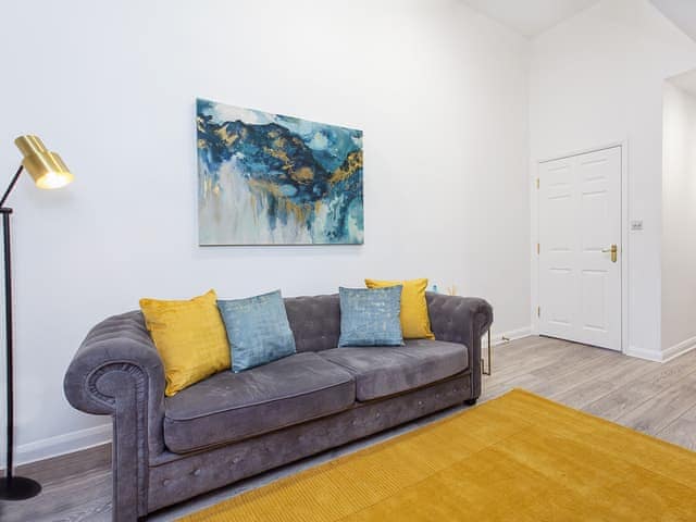 Open plan living space | Minsters Reach Apartment Three - York Boutique Lets, York