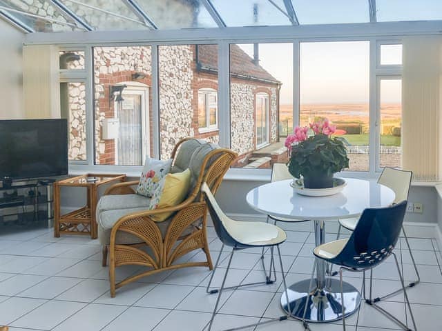 Conservatory | Dale View - Sea Marsh Cottages, Brancaster Staithe, near Wells-next-the-Sea