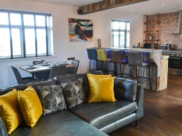 Open plan living space | Valhallah Cottage Retreat, South Broomhill, near Amble