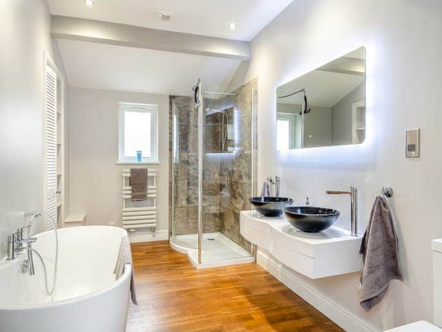 Shower room | The Cottage at Breeze Hill, Carr Bank, near Arnside