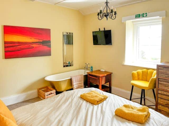 Double bedroom | The View Old Coastguard Cottage, Tynemouth