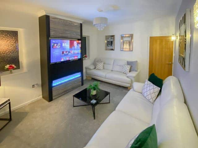 Lounge with Sky TV sports and Cinema | Newcastle Lodge, Thornton-Cleveleys, near Blackpool