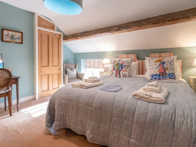 Second bedroom set as a double | Coates Cottage, Baslow, near Bakewell