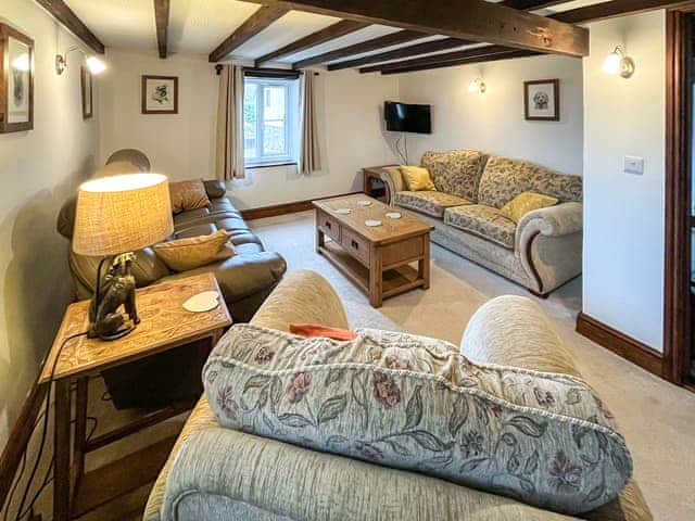 Comfortable living rom | Heath Farm Cottages - Cowslip - Heath Farm , Bradworthy, near Hartland