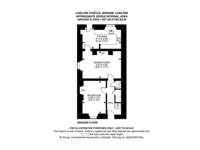 Floor plan | Dinham - Ludlow Castle, Ludlow