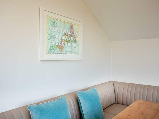 Seating area with patio door | Rosefern, Tintagel