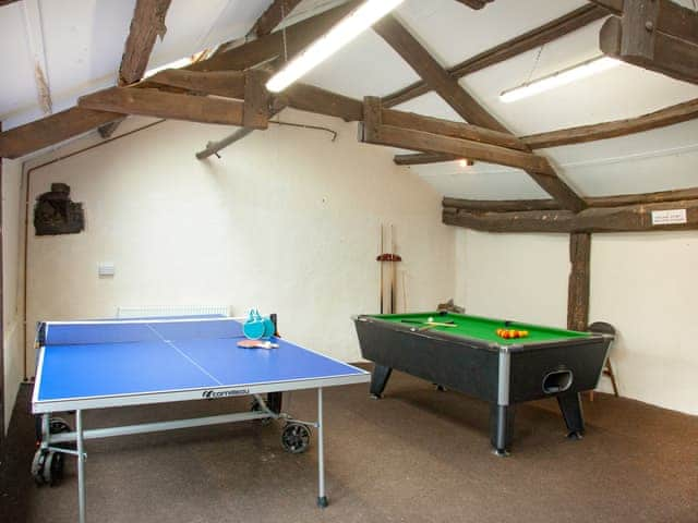 Games room | Collacott Farm, Kings Nympton, near South Molton