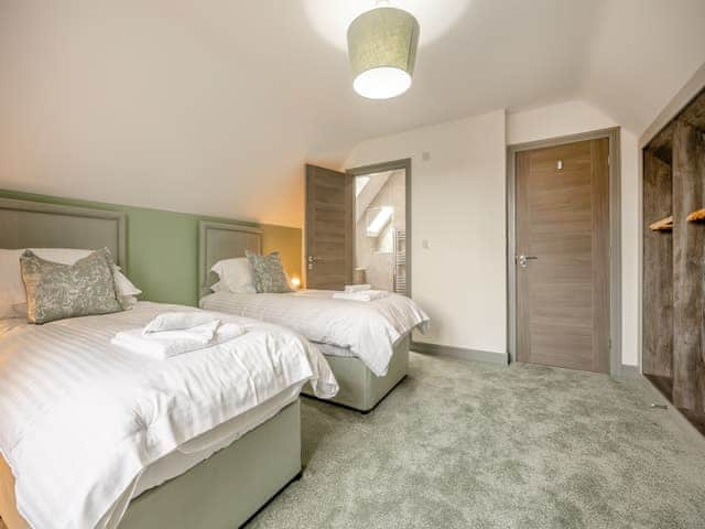 Twin bedroom | The Pastures - Lincolnshire Luxury Hideaways, Maltby-Le-Marsh