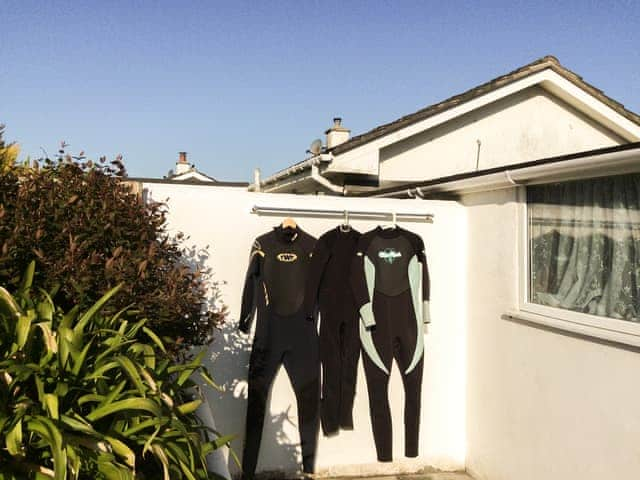 Wet suit drying rail | Pebblestones, Bude