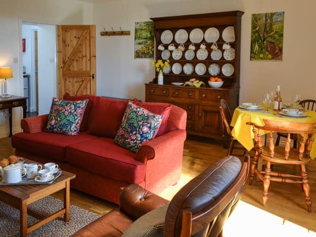 Living room/dining room | Brier Dene Middle Cottage - Brier Dene Farm Cottages, Old Hartley, near Whitley Bay 