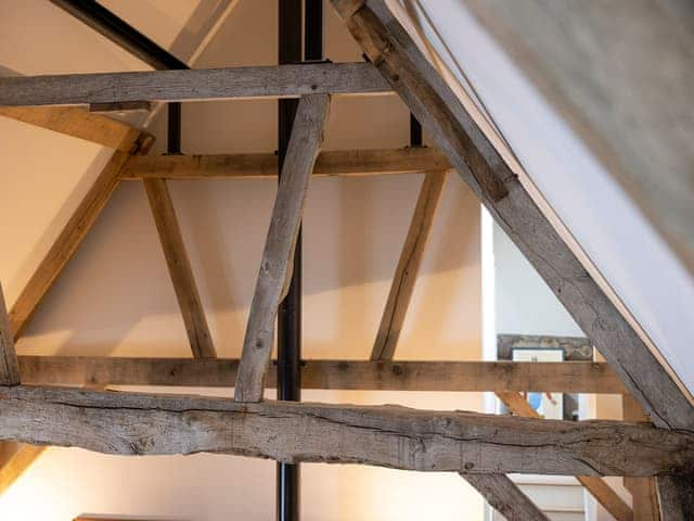 Exposed beams throughout the living areas | Hatchers Barn - Fishers Farm Barns, Shefford Woodlands Near Hungerford