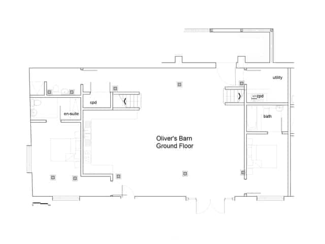 Floor plan | Olivers Barn - Fishers Farm Barns, Shefford Woodlands Near Hungerford