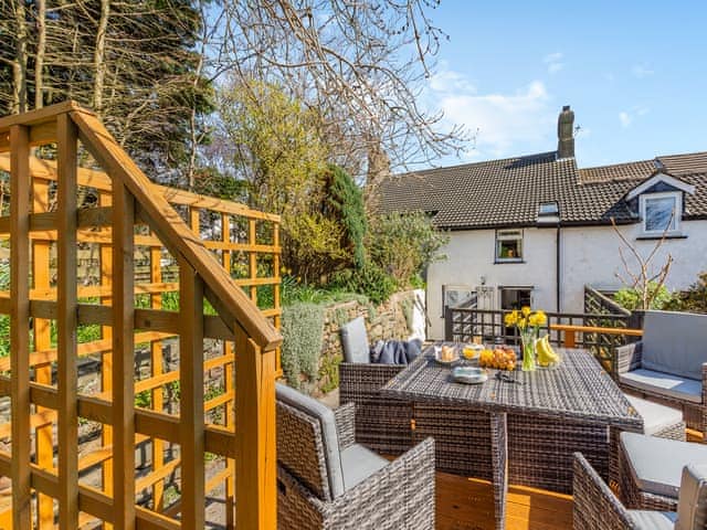 Sitting-out-area | Court End Cottage, Silecroft, near Millom