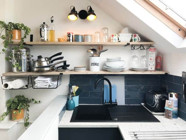 Kitchen area | Little Fursdon Apartment, Liskeard