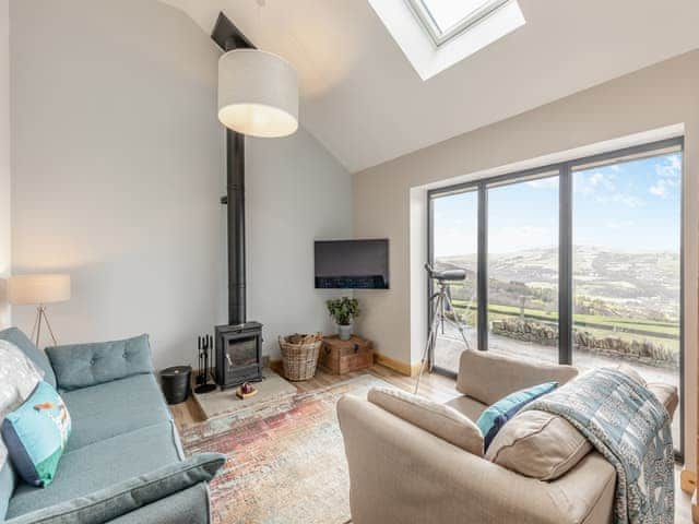 Living area | Shutlingsloe - Higher Capstone Farm Cottages, Mellor, near Marple