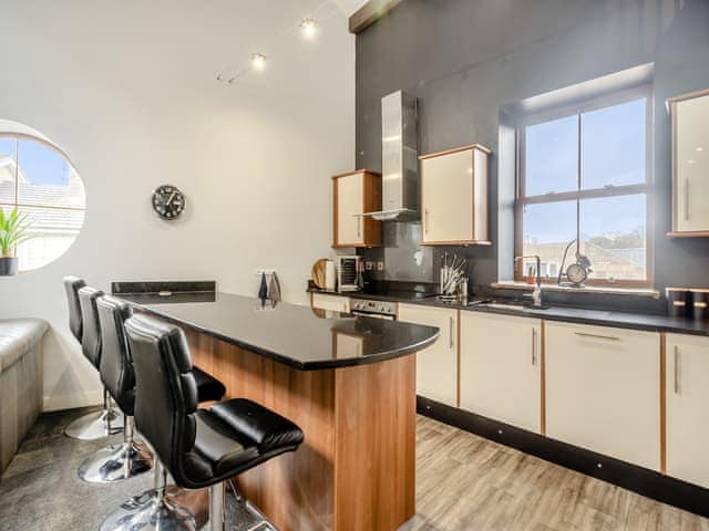 Kitchen area | Barrowford Flat - River Cottages, Nelson