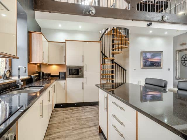 Kitchen area | Barrowford Flat - River Cottages, Nelson