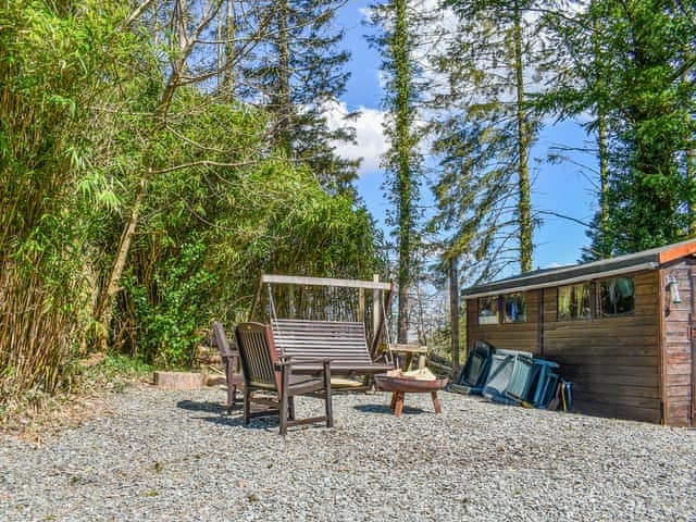 Outdoor area | Lama Lodge, Hawkshead, near Ambleside