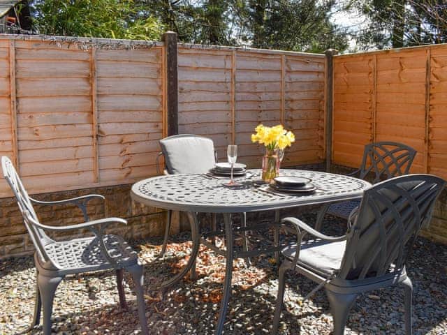 Outdoor area | Lama Lodge, Hawkshead, near Ambleside