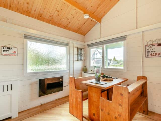 Dining room | Pendle View Lodge - Houghton Barn Farm, Altham