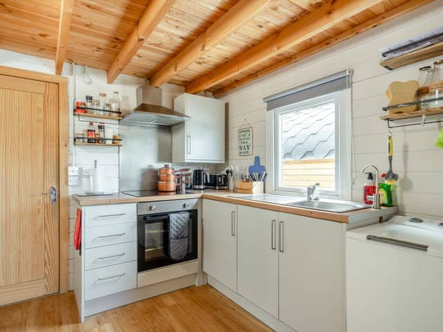 Kitchen | Pendle View Lodge - Houghton Barn Farm, Altham