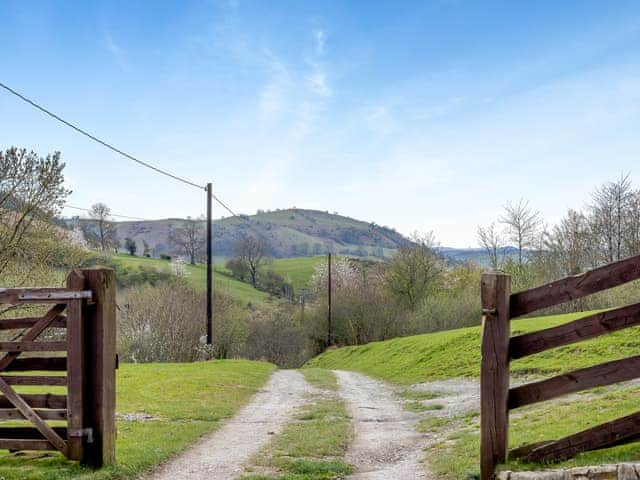 Outdoor area | Coed Y Gaer Annexe - Oswestry Retreats, Llansilin, near Oswestry