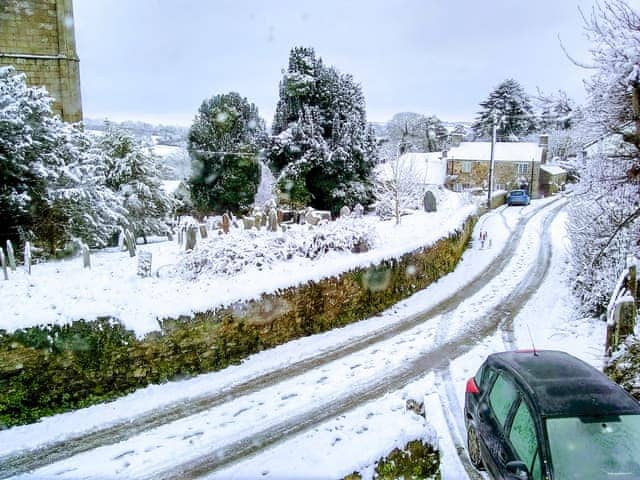 our village in the snow | Tucked Away, Linkinhorne, near Callington