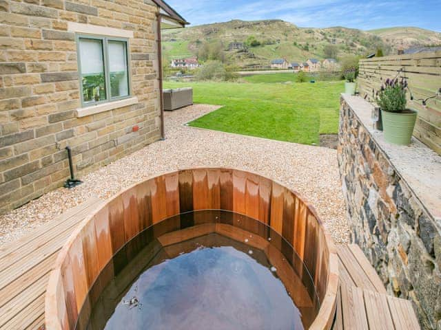 Hot tub | The Stables at Littleborough, Summit, Littleborough near Todmorden