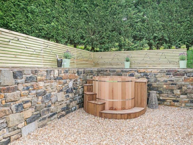 Hot tub | The Stables at Littleborough, Summit, Littleborough near Todmorden