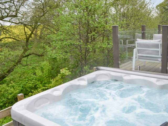 Hot tub | Unwind @36 - Unwind Lodges, Felton, near Morpeth