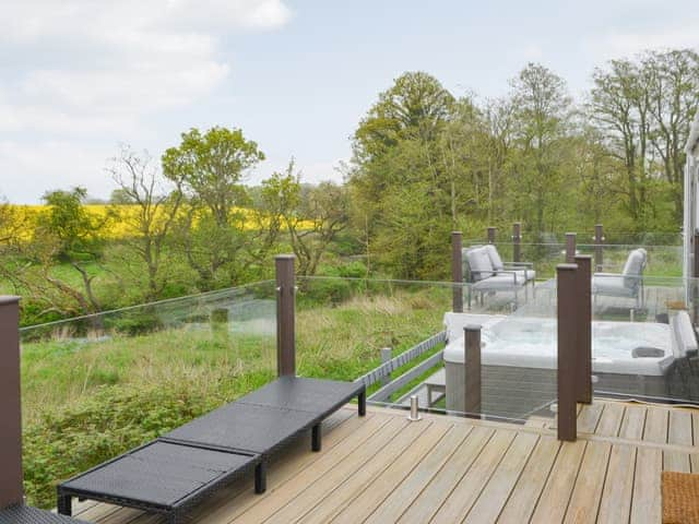 Terrace | Unwind @37 - Unwind Lodges, Felton, near Morpeth